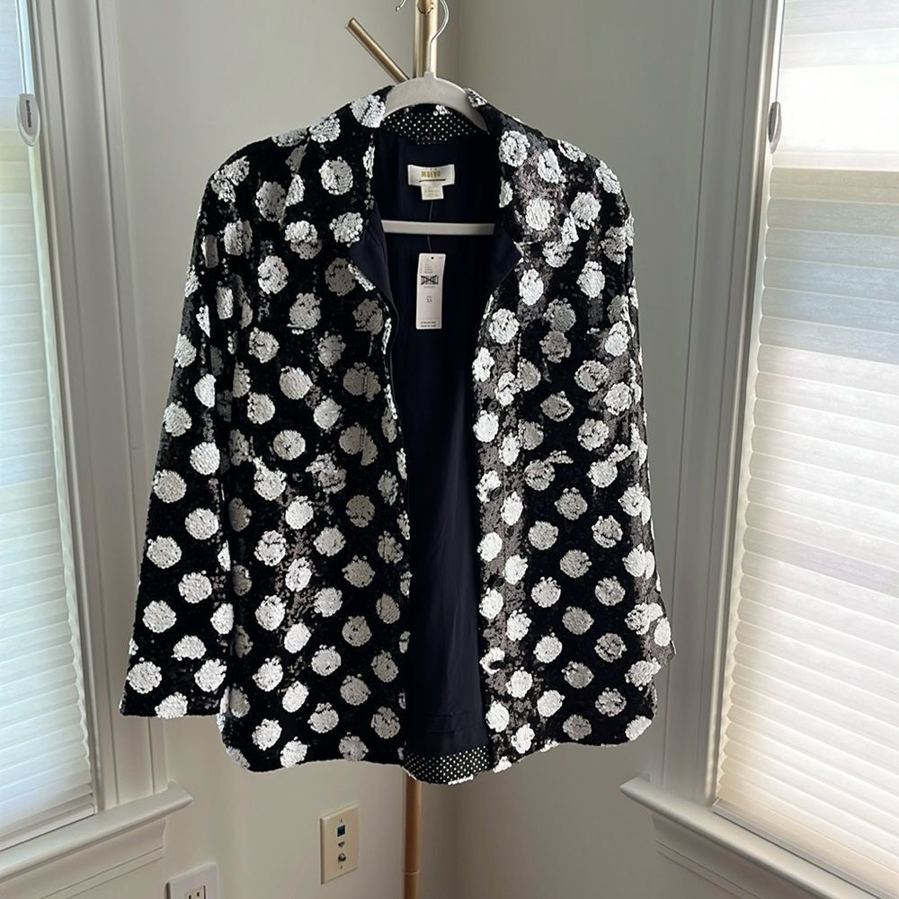 Maeve XS Sequined Shirt Jacket by Anthropologie - Picture 6 of 9